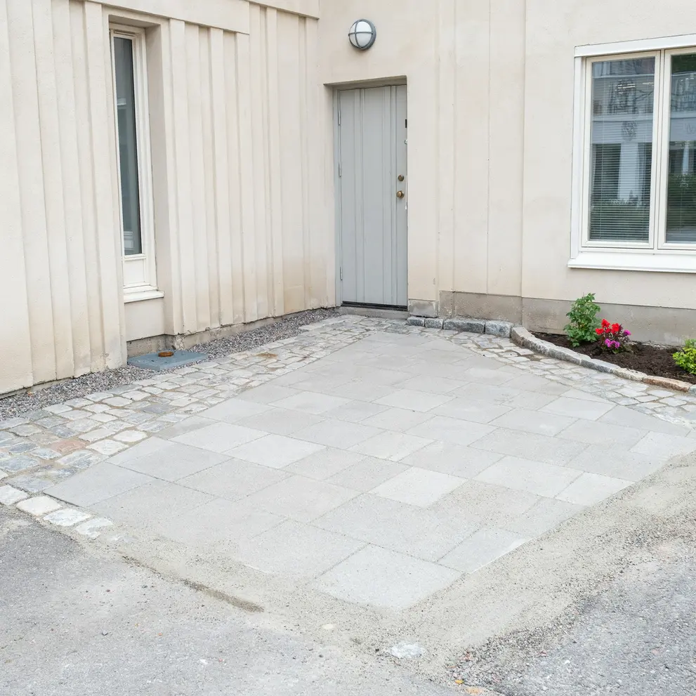 stensattning lagga betongplattor kungsholmen stockholm
